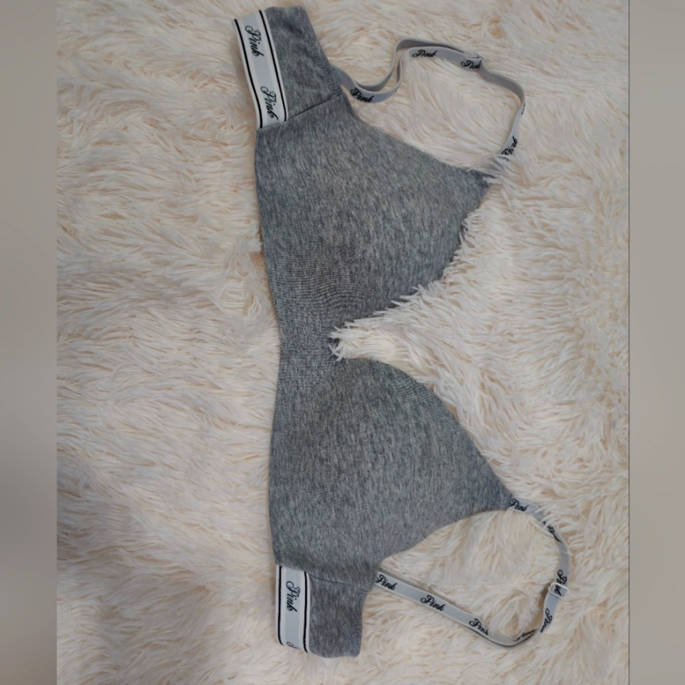 PINK Gray Women's Intimate Bra